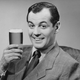 Man holding beer